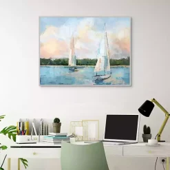 Kirklands Home Best Day Ever Framed Canvas Art Print New