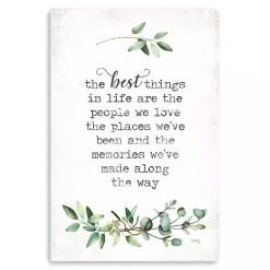 Kirklands Home Best Things in Life Canvas Art Print, 24x36 in. New