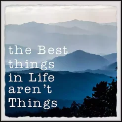 Kirklands Home Best Things in Life Framed Wall Plaque Hot