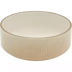 Kirklands Home Betsy Cream Ribbed 16-pc. Dinnerware Set Tan Outlet