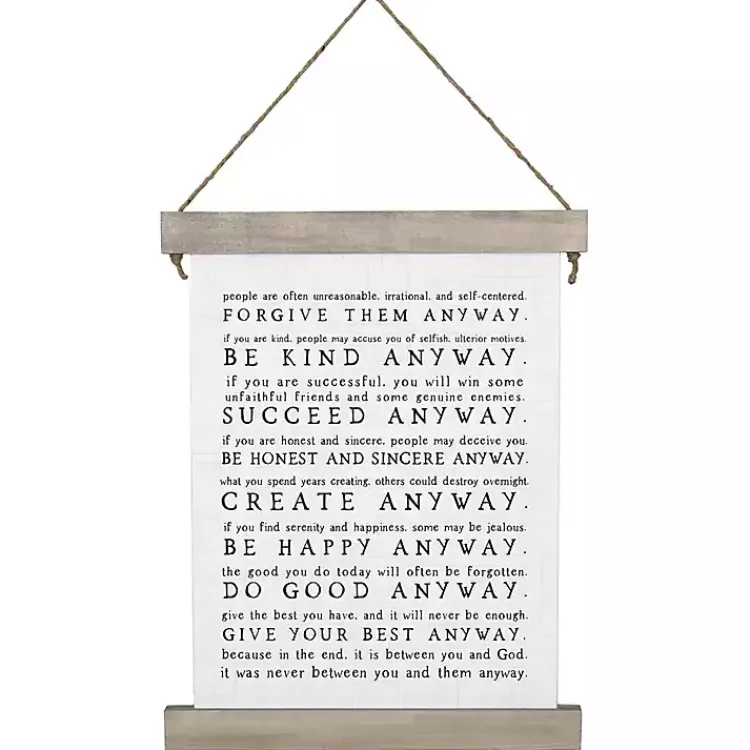 Kirklands Home Between You & God Wall Plaque Clearance