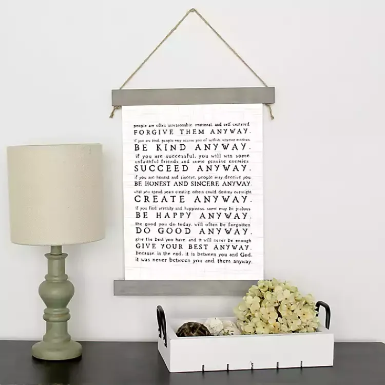 Kirklands Home Between You & God Wall Plaque Clearance