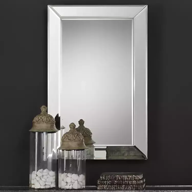 Kirklands Home Beveled Frame Rectangle Wall Mirror Online