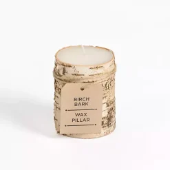 Candles>Kirklands Home Birch Tree Bark Pillar Candle, 3x4