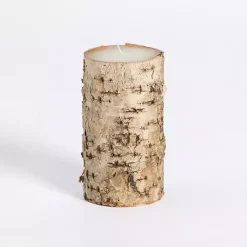 Candles>Kirklands Home Birch Tree Bark Pillar Candle, 3x6 in.
