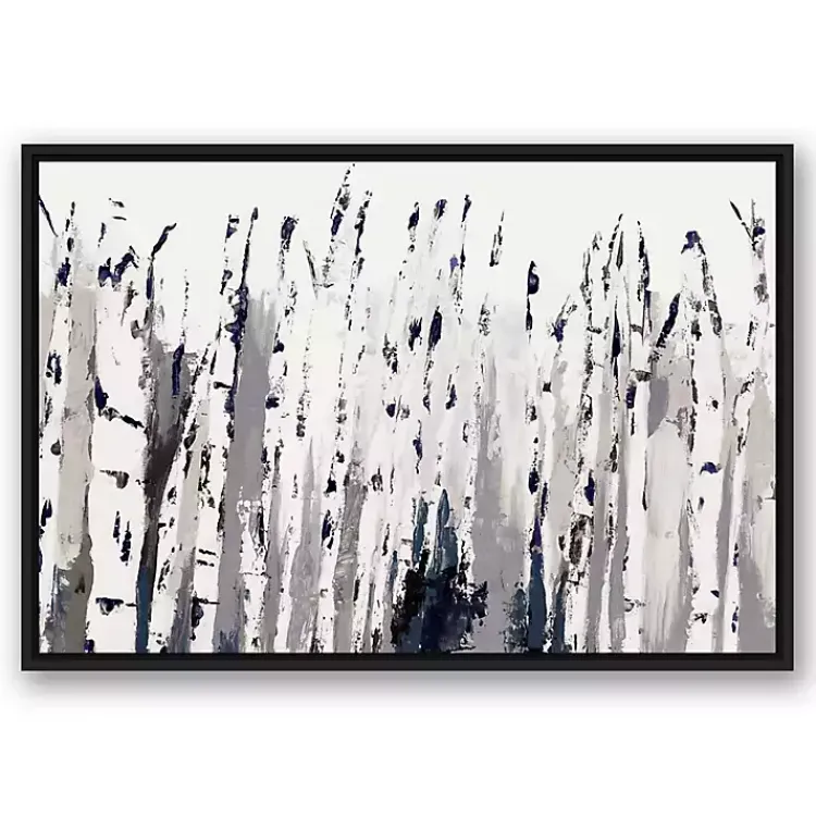 Kirklands Home Birch Trees Floating Framed Wall Art Clearance