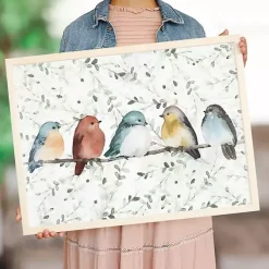 Kirklands Home Bird Friends on a Branch Framed Art Print Best