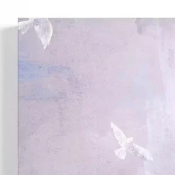 Kirklands Home Birds in a Sky Canvas Art Print Purple Hot