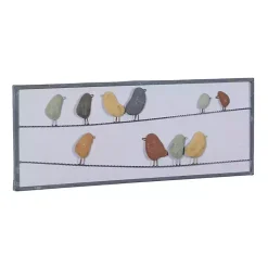 Kirklands Home Birds on a Wire Metal Wall Plaque Clearance