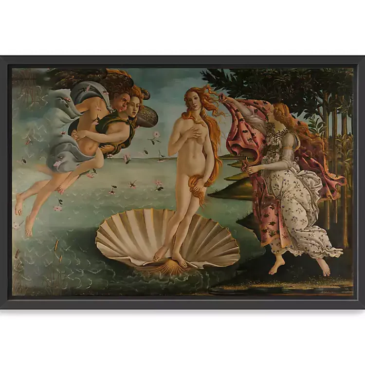 Kirklands Home Birth of Venus Framed Canvas Art Print, 36x28 in. Multi Online