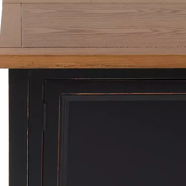 Kirklands Home & Oak 4-Drawer Charlotte Sideboard Black Online