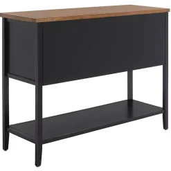Kirklands Home & Oak 4-Drawer Charlotte Sideboard Black Online