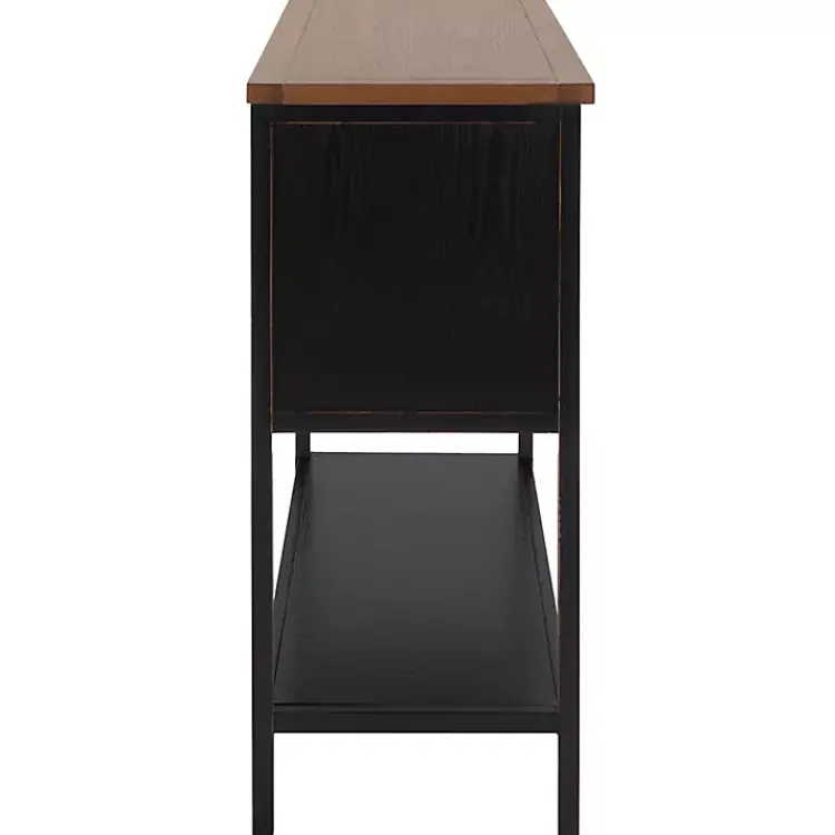 Kirklands Home & Oak 4-Drawer Charlotte Sideboard Black Online