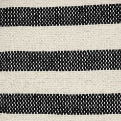 Pillows>Kirklands Home Black & White Bungalow Stripe Throw Pillow