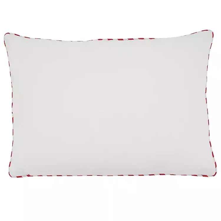 Pillows>Kirklands Home Black & White Merry Christmas Bulbs Lumbar Pillow