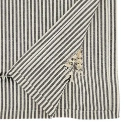 Kirklands Home Black & White Striped Table Runner, 72 in. Clearance