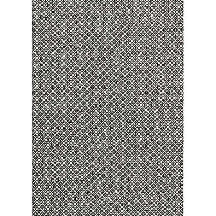 Kirklands Home Black & White Trellis Indoor/Outdoor Rug, 5x8 Online