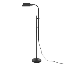 Kirklands Home Adjustable Height Pharmacy Floor Lamp Black Sale