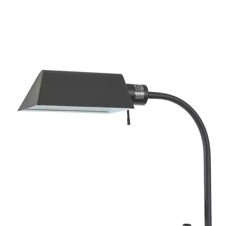 Kirklands Home Adjustable Height Pharmacy Floor Lamp Black Sale