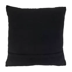 Pillows>Kirklands Home and Cream Woven Pattern Throw Pillow Black