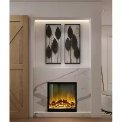 Kirklands Home Black and Gold Metal Leaves Wall Plaque Online