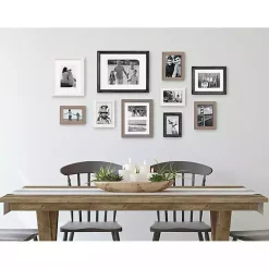 Kirklands Home Black and Gray 10-pc. Gallery Wall Frame Set Hot