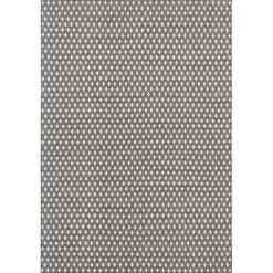 Kirklands Home Black and Ivory Dainty Diamond Area Rug, 4x6 Online