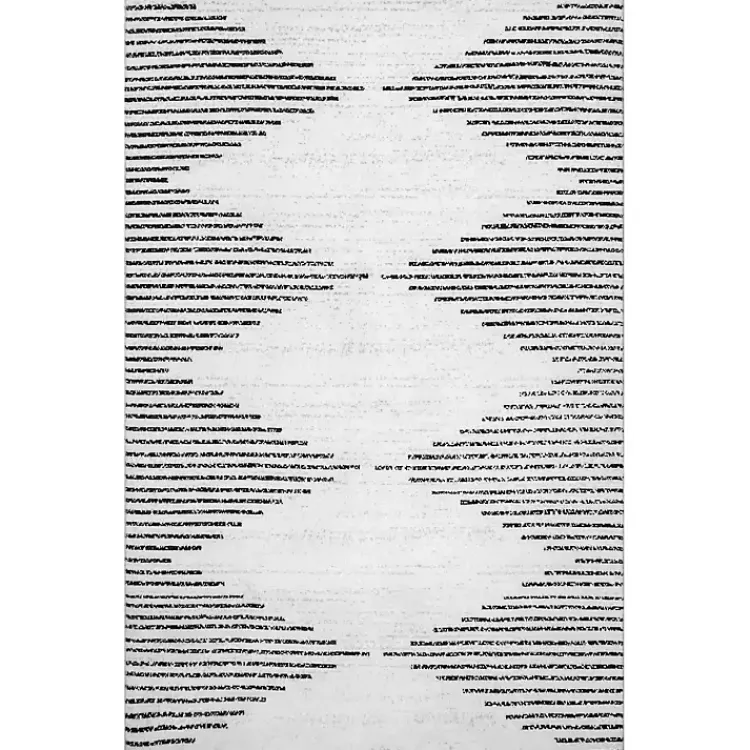 Kirklands Home Black and Ivory Diamond Washable Runner Online