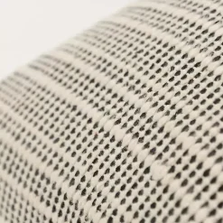 Pillows>Kirklands Home and Natural Sea Striped Pillow Black