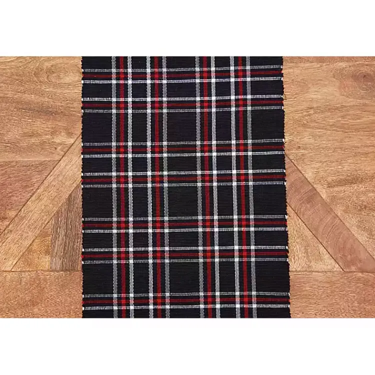 Christmas Dining & Entertaining>Kirklands Home and Red Plaid Table Runner Black