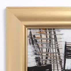 Kirklands Home Black and White Abstract I Gold Framed Art Print Discount