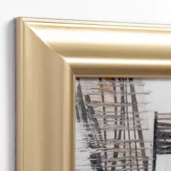 Kirklands Home Black and White Abstract I Gold Framed Art Print Discount