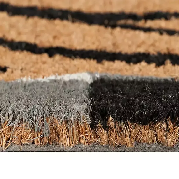 Kirklands Home Black And White Buffalo Check Welcome Mat Outlet