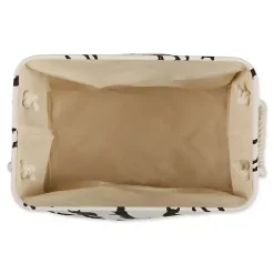 Baskets & Boxes>Kirklands Home Black and White Cat Rectangular Pet Bin