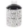Kirklands Home Black and White Ceramic Canister Clearance
