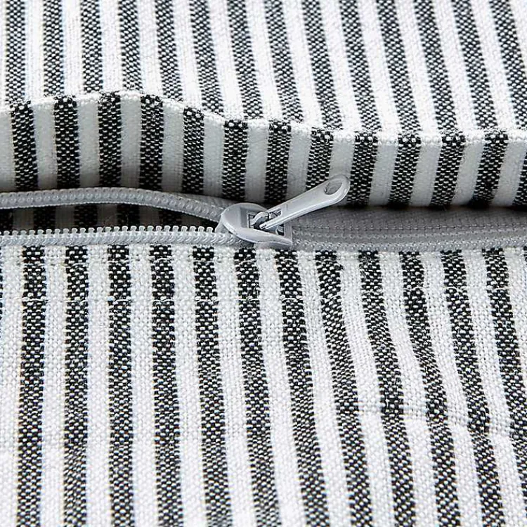 Pillows>Kirklands Home and White Check Pillow Covers, Set of 4 Black