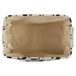 Baskets & Boxes>Kirklands Home Black and White Dog Rectangular Pet Bin
