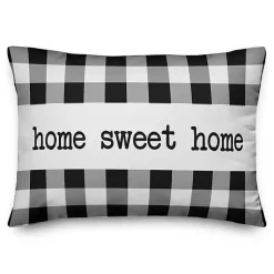 Pillows>Kirklands Home Black and White Home Sweet Home Pillow