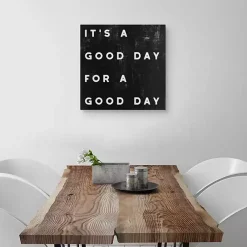 Kirklands Home Black and White It’s a Good Day Canvas Art Print Hot