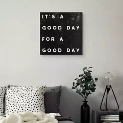 Kirklands Home Black and White It’s a Good Day Canvas Art Print Hot
