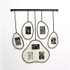 Collage Frames>Kirklands Home Black and White Paw Print Collage Frame