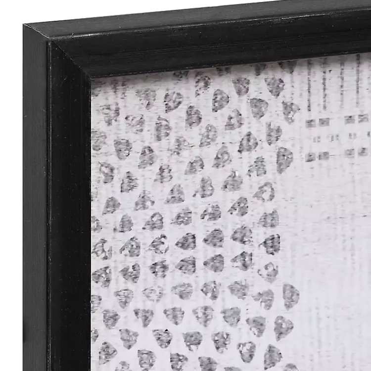Kirklands Home Black and White Welcome to Our Home Framed Plaque Clearance
