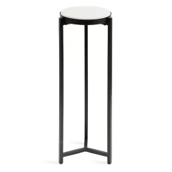 Kirklands Home Angular Marble Accent Table Black Online