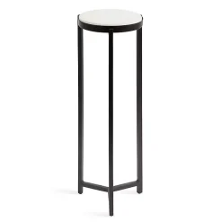 Kirklands Home Angular Marble Accent Table Black Online