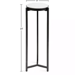 Kirklands Home Angular Marble Accent Table Black Online