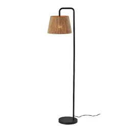 Kirklands Home Arched Rope Lampshade Floor Lamp Black Sale