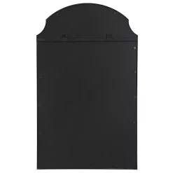 Kirklands Home Arched Scallop Edge Wall Mirror Black Clearance