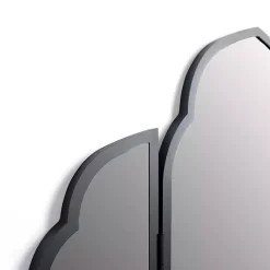 Kirklands Home Arched Trifold Wall Mirror Black Online