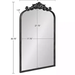 Kirklands Home Arendahl Arched Mirror, 19x31 in. Black Online