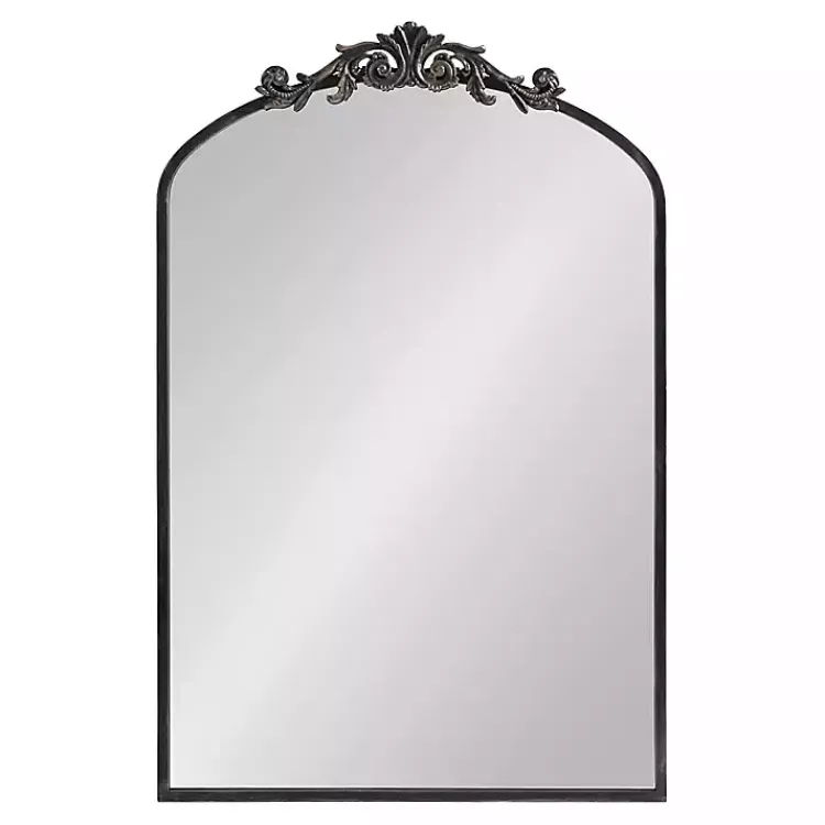 Kirklands Home Arendahl Arched Mirror, 24x36 in. Black Clearance